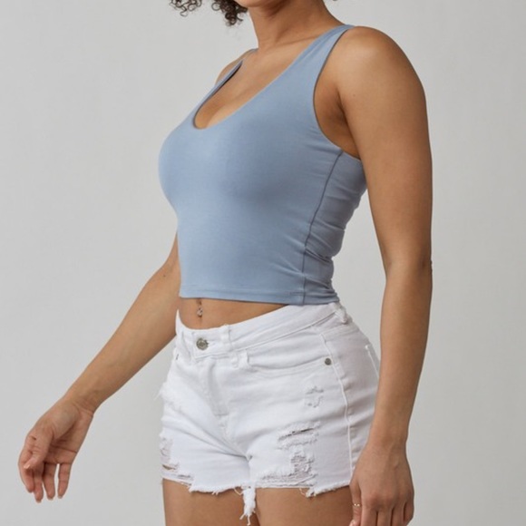 Crop Tank Top Green - Picture 6 of 7